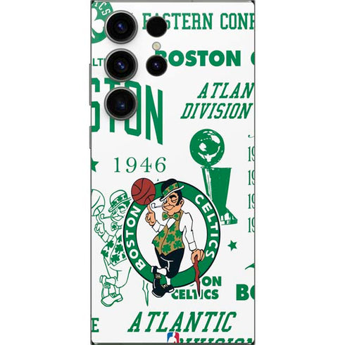 NBA Boston Celtics Historic Blast Galaxy S25 Ultra Skin